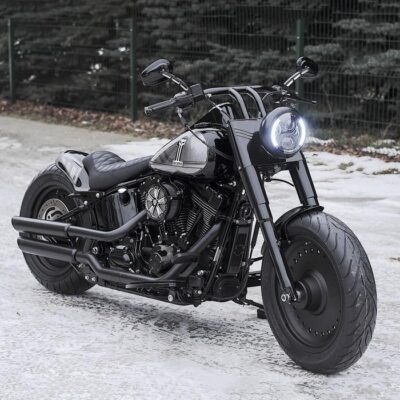 Harley-Davidson 5 3/4" Headlight "Daymaker" - Black Led with Position Light