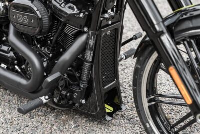 Harley-Davidson "Aggressor" Series Softail Radiator Cover 18-19