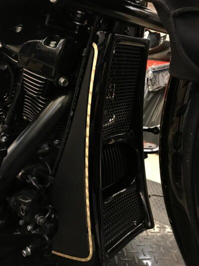 Harley-Davidson "Aggressor" Series Touring Radiator Cover 17-19