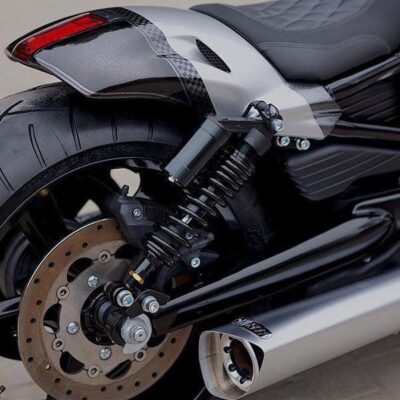 Harley-Davidson Rear Turn Signal Relocation Bracket To Shock Absorber