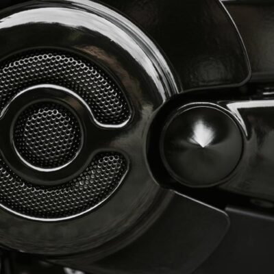 Harley-Davidson All V-Rod Swingarm Pivot Cover Kit Black Anodized "Spyker"