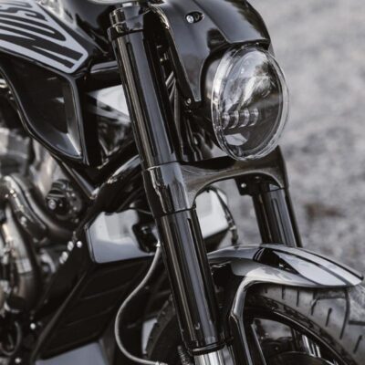 Harley-Davidson Satin Anodized Fork Cover Kit for V-Rod Muscle