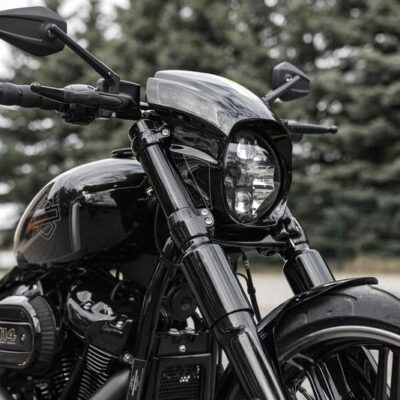 Harley-Davidson "Aggressor" Series Softail Breakout Full fork Cover Set 18-19
