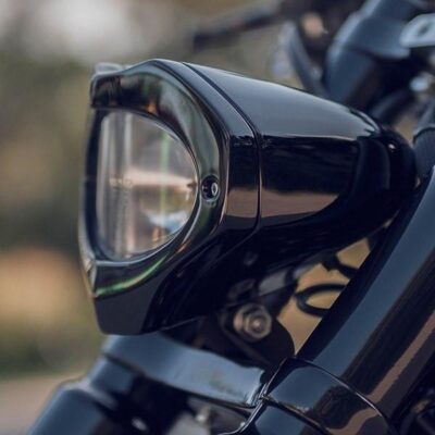 Harley-Davidson Headlight Assembly V-rod "Techno" DOT and E-Approved