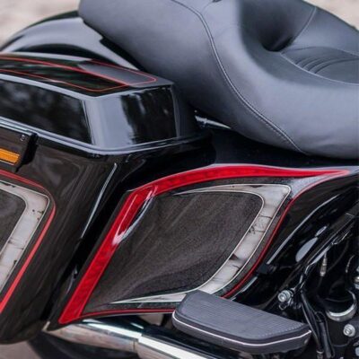 Harley-Davidson Stretched Extended Side Covers 09-13 "Wave"