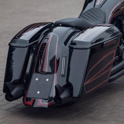 Harley-Davidson 4″ Stretch-Down Extended Bagger Saddlebags 14-19