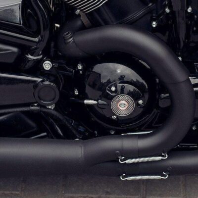 Harley-Davidson All V-Rod Swingarm Pivot Cover Kit Black Anodized