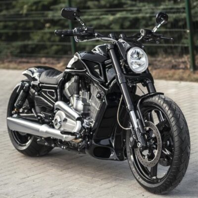 Harley-Davidson Black Street-Fighter Bar