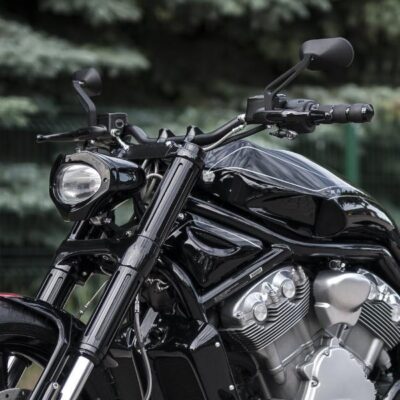 Harley-Davidson Black Street-Fighter Bar